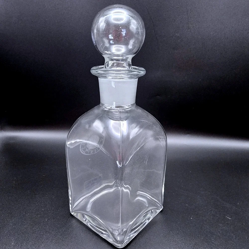 Block Ivima Hand Blown‎ Glass Decanter Image Award 1981 Designed Gerald Culotta